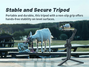 L9 <strong>Phone</strong> Gimbal Stabilizer 3- Foldable Gimbal for iPhone <strong>Gimble</strong> with Focus Wheel TikTok YouTube Vlog Stabilizer - Product Image 6