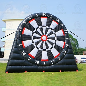 Dardos de Fútbol Inflables Gigantes para la Copa Mundial, Objetivo de Fútbol Inflable Gigante con Soplador y Balones de Fútbol para Niños y Adultos, Evento de Carnaval - Product Image 2
