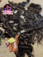 Paquetes de Cabello Natural al por Mayor para Vendedores: Cabello Ondulado Camboyano de un Solo Donante, Cabello Humano Natural Ondulado Indio, Cabello Rizado de Onda Profunda