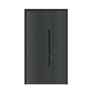 <span class=keywords><strong>Puerta</strong></span> Principal de Seguridad de <span class=keywords><strong>Aluminio</strong></span> de Una <span class=keywords><strong>y</strong></span> <span class=keywords><strong>Media</strong></span> <span class=keywords><strong>Hoja</strong></span>, Diseño Moderno - Product Image 4