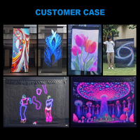 Tapis Magique LED Pliable 2025 Écran Textile LED Léger Étanche IP65 pour Publicité Extérieure