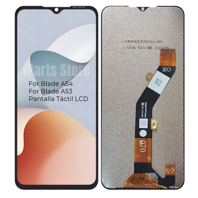 IParts Replacement New LCD Display Touch Screen for ZTE Blade A54 A34 Digitizer Panel Assembly OEM Repair Parts