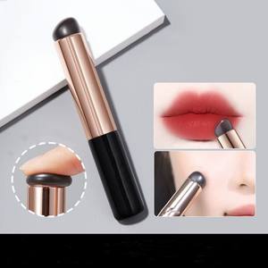 Brocha de <span class=keywords><strong>Maquillaje</strong></span> Multifuncional para Labios, Brocha de Silicona con Cabeza Redonda para Labios, Brocha para Labios Mate, <span class=keywords><strong>Maquillaje</strong></span> para Difuminar - Product Image 2