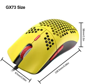 GX73批发人体工学Pc Led电脑光学专业有线Rohs驱动器Usb 7D Rgb灯光游戏鼠标