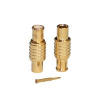 Connecteur coaxial RF MCX-JB2 en laiton d'usine, mâle droit pour câble RG086, connecteur MCX mâle