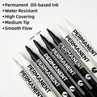 Marqueur permanent à séchage rapide imperméable à base d'huile, non décolorant, à pointe ronde, pour marquage de pneus industriels, papier de marquage de pneus, 2 mm, stylo marqueur sans pinceau