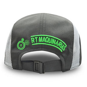 Gorra de Running de 5 Paneles de Secado Rápido y Transpirable con Paneles de Malla en Contraste y Decoración con Logotipo Personalizado para Entrenamiento al Aire Libre, Carreras y Deportes Diarios - Product Image 4