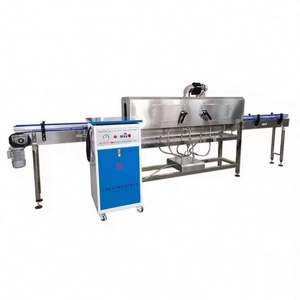 Machine d'emballage sous tunnel de rétraction à la vapeur pour étiquettes de manchons de bouteilles en plastique, tunnel de rétraction à la vapeur pour étiquettes PVC PET, tunnel de rétraction à la vapeur pour bouteilles et canettes - Product Image 6