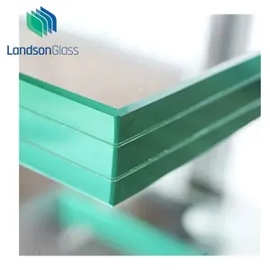 Super safe 40mm Clear Bullet Proof Laminated SGP Dupont Glass Price toughened clear PVB SGP tempered laminated glass suppliers