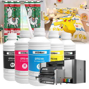 Encre d'impression textile à pigments massifs 9 couleurs pour imprimante DTG Brother Kyocera <span class=keywords><strong>Fujifilm</strong></span> Starfire Ricoh Gen5 Gen6 - Product Image 1