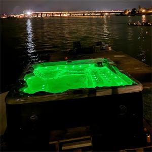 Spa riscaldata all'aperto grande spazio 140 getti di lusso vasca idromassaggio idromassaggio per esterno Balboa jacuzzi vasca idromassaggio per Villa giardino Hote - Product Image 2