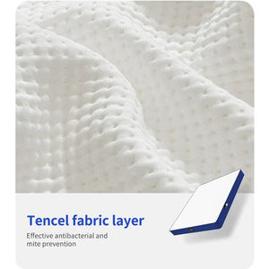 Colchón enrollable hipoalergénico económico Comodidad de espuma con construcción duradera de resortes de bolsillo - Product Image 2