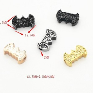 Yunnique – perles d'espacement en forme de chauve-souris en acier inoxydable, pour la fabrication de bracelets, perles irrégulières en vrac, accessoires de bijoux GZY-316-105 - Product Image 2