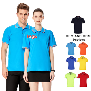 Logo personalizzato all'ingrosso del cotone 100% stampato per le Polo delle donne delle donne di pubblicità solida del risvolto t-shirt Plain <span class=keywords><strong>Sh</strong></span> - Product Image 2