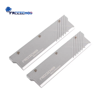 Refroidisseur d'eau pour ordinateur, dissipateur thermique pour mémoire RAM DDR5. MEO-PM0AB-H