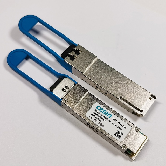 Arista for Juniper Generic Avago Fortinet QSFP-100G-LR4-S Switch Compatible 1310nm SMF 100G Fiber Transceiver