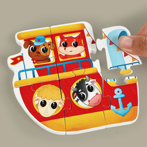Rompecabezas de Madera 3D Coloridos de Vehículos, Juguetes Educativos Interactivos, Juego de Rompecabezas, Juguete Preescolar de Desarrollo, Reconocimiento de Formas para Niños - Product Image 5