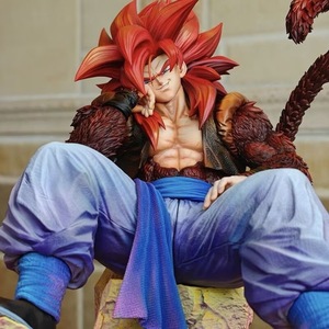 Figura de Anime Saiyan <span class=keywords><strong>Gogeta</strong></span> en Posición Sentada, de PVC, Modelo GK de Moda, Regalo para Jóvenes, Adorno Coleccionable, Venta al Por Mayor - Product Image 4