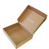 Logotipo personalizado Impreso Correo Ecológico E Flauta Cartón corrugado Cartones de papel Embalaje grande Envío Caja de correo