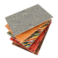 Panneaux muraux décoratifs en bois artistique Technowood Poplar Core Veneer, motif grain de bois italien ALPI, haute couture