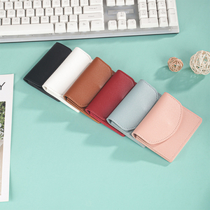 Cartera de Moda Zenos para Mujer, Mini Bolso de Mano, Material PU, Cierre de Cremallera, Bloqueo RFID, Tarjetero, Diseño Simple y Elegante de Alta Gama - Product Image 3