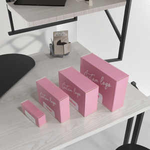 Scatola <span class=keywords><strong>di</strong></span> Spedizione E-commerce in Cartone Ondulato con Logo Personalizzato Stampato Materiali Riciclati Ecologici UV per Cosmetici - Product Image 5