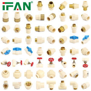 IFAN astm2846 tiêu chuẩn cao <span class=keywords><strong>PVC</strong></span> phụ kiện 1/2 "-2" màu be Nam TEE <span class=keywords><strong>Brass</strong></span> chèn <span class=keywords><strong>PVC</strong></span> phụ kiện - Product Image 6