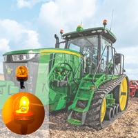 Ampoule tournante de lumière de balise d'halogène de 12V 24V avec la base flexible pour des accessoires de lumière de voiture de machines agricoles