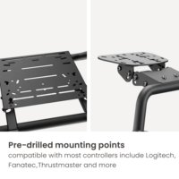 LRS09-BS01 Cockpit de simulation de course en gros avec siège, support de volant réglable, support de pédale pour Logitech F1 G29 G920 Game