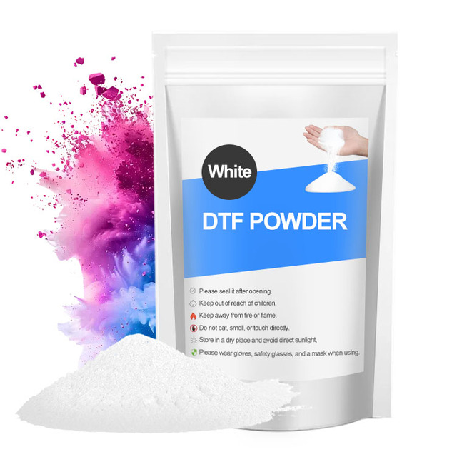 Heat Transfer Machine Shaking Adhesive TPU Hot Melt Powder Dtf for Waterbase Dtf Ink PET Direct Transfer Film Powder Printing