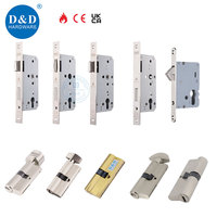 Corps de serrure magnétique multi-tailles pour porte, entreaxe 72/85, loquet magnétique silencieux pour hôtel et bureau