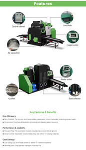 Máquina de Reciclaje de Placas Electrónicas Impresas de Alta Eficiencia y Gran Capacidad, Recuperación de Metal de Residuos Electrónicos - Product Image 6