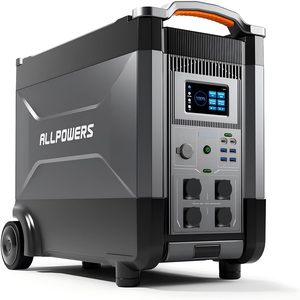 สถานีพลังงานแสงอาทิตย์สำหรับบ้าน ALLPOWERS รุ่นใหม่ R D ความจุสูง 3600w/4000w เครื่องกำเนิดไฟฟ้าแบบพกพา สถานีพลังงานแสงอาทิตย์ - Product Image 1