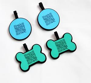 Köpekler ve Kediler için Lüks Kemik Tasarımlı Silikon Evcil Hayvan Etiketi, Kişiselleştirilmiş Kimlik Etiketleri, Çift Taraflı Boşluklarla Gravür Yapılabilir - Product Image 5