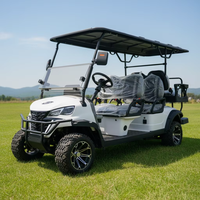 Voiture de golf électrique 6 places CE EPA, buggy tout-terrain pour la plage avec batterie au lithium, provenant d'une usine de machines de construction chinoise