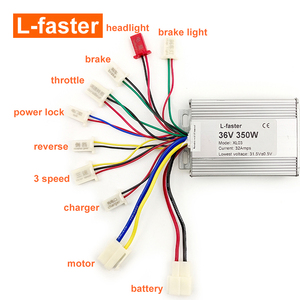 24V 36V 350W <strong>Electric</strong> Brushed <strong>Motor</strong> Controller <strong>Kit</strong> Reverse Control 3-speed Device for 250W 350W Electrical Scooter Bicycle <strong>Motor</strong> - Product Image 4