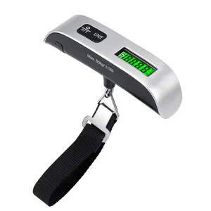 Portable Hand Held Digital Luggage Scale 50Kg 10g Fish Hook