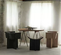 Fauteuil lounge, chaise à dossier de forme personnalisée, chaise individuelle créative et unique pour petits appartements
