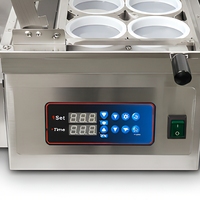 Machine à faire des œufs en forme de burger, 6 têtes, usage commercial