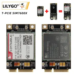 LILYGO T-PCIE SIM7600 4G Development Board SIM7600G SIM7600E SIM7600A SIM7600NA SIM7600SA SIM7600JC ESP32-WROVER-E WIFI Module