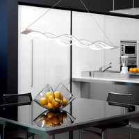 Nuevo candelabro colgante único para encimera de cocina, luz colgante de gel de sílice para comedor