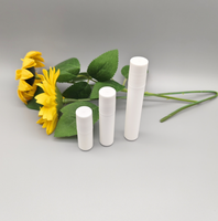 Bouteille à bille ronde droite translucide blanche de 3 ml/5 ml/8 ml pour crème contour des yeux, flacon portable en plastique, flacon à bille anti-démangeaisons, vente en gros