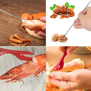 Seafood Tools High Quality Stainless Steel Seafood Fork Crab Pick Seafood Tool