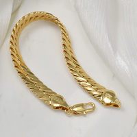 Pulsera de Cadena Plana Texturizada en Tono Dorado 750 de Italia, Pulsera de Eslabones Cubanos Mate Cepillado para Hombre y Mujer, Ideal para Uso Diario y de Negocios