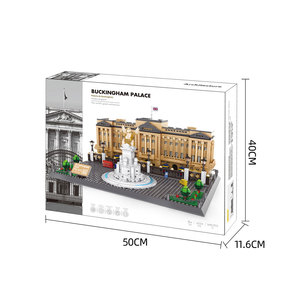 6224 World Landmarks Model Toy Building Sets Famoso Londres <span class=keywords><strong>Buckingham</strong></span> Palace Construcción Juguetes Plástico PC Street View Block Set - Product Image 6
