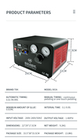 Nouvelle Arrivée TBK-983A Construit-dans le Compresseur D'air UV colle Machine De Distribution Auto Colle Distributeur Machine pour Téléphone Mobile De Réparation