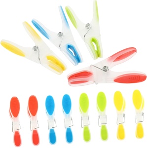Pinzas para Secar Ropa, Pinzas Resistentes al Viento, Pinzas Extra Grandes con Agarre Ergonómico Antideslizante de Goma Suave - Product Image 3
