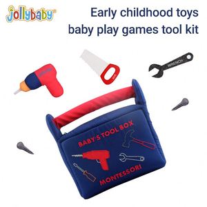 Caja de Herramientas de Peluche Montessori con Logotipo OEM, Kit de Herramientas de Construcción Personalizado, Juego de Imitación de Herramientas para Niños - Product Image 4