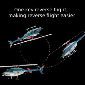 Hélicoptère RC C138 PRO avec gyroscope 6 axes, vol stable, 1/33, 6CH, 3 servos numériques, hélicoptère jouet pour enfants, cadeaux d'anniversaire, sans balais - Product Image 5