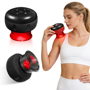 Macchina Elettrica per Coppettazione con Terapia a Luce Rossa per <span class=keywords><strong>Automassaggio</strong></span> di Spalle, <span class=keywords><strong>Schiena</strong></span> e Collo, Strumento Elettrico per Scraping e Trattamenti Estetici - Product Image 1